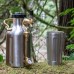  uKeg Carbonated Growler, 64 oz Stainless Steel Bundle