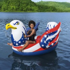 H2OGO! Patriotic Eagle Ride-On Pool Float
