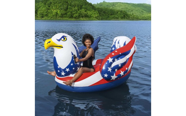  Patriotic Eagle Ride-On Pool Float