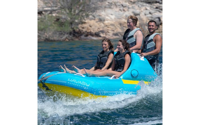 Havasu Barge 1-4 Rider Towable with Rope And Pump