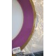  Laque De Chine Amethist and Gold Charger Plate (Purple)