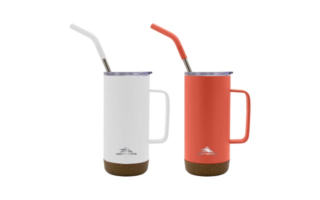  16oz Stainless Steel Tumblers, 2-pack, White