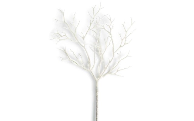  White Branch Christmas Tree Pick