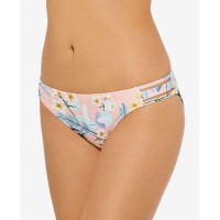 Hula Honey Juniors’ Moana Blossom Strappy Bikini Bottoms,Pink, XL