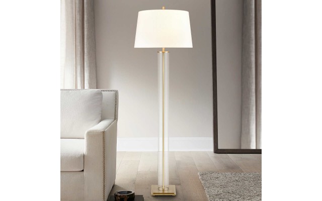 Huntington Glass Floor Lamp