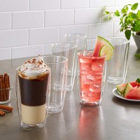 J.A. Henckels 11.8oz Double Wall Glass set, 6-piece