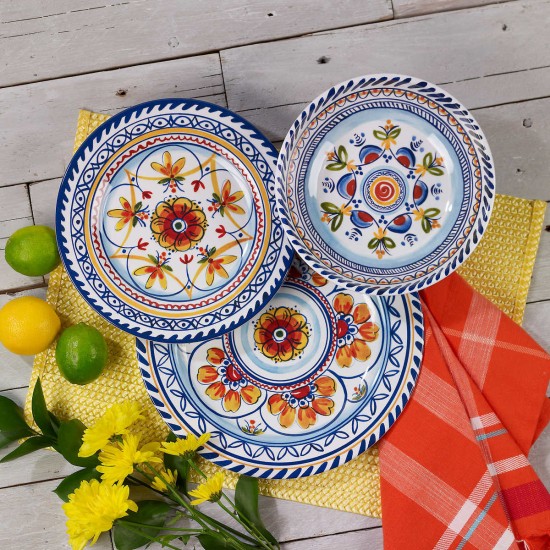  Seville 12-piece Melamine Dinnerware Set