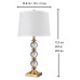 Julia 2-pack Crystal Table Lamp Set, Gold