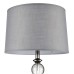 Julia Crystal Floor Lamp, Gray