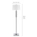 Julia Crystal Floor Lamp, Silver