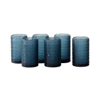 Jupiter by Fortessa Beverage Glass, 6-piece Set, Blue
