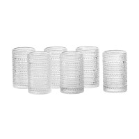 Jupiter by Fortessa Beverage Glass, 6-piece Set, Clear