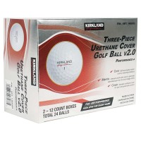 Kirkland Signature 3-piece V2.0 Urethane Cover Golf Ball, 2-dozen