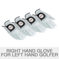 Kirkland Signature Leather Golf Glove 4-pack - Left Handed, One Color, Large