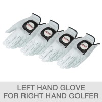 Kirkland Signature Leather Golf Glove 4-pack- Right Handed, One Color, X-Large