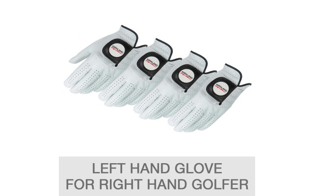  Leather Golf Glove 4-pack- Right Handed, One Color, X-Large