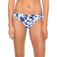 Lauren Ralph Lauren Toile Floral Hipster Bikini Bottom, Blue/White 14
