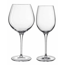 Luigi Bormioli 8-piece Symphony Balloon and White Wine Glass Set
