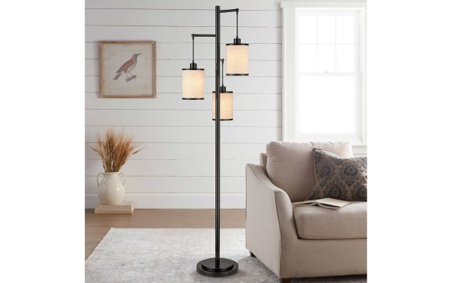Malibu 3-Light Floor Lamp