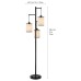 Malibu 3-Light Floor Lamp
