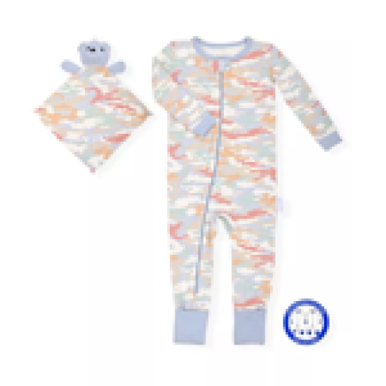 Max & Olivia Baby Boys Onesie with Blankie Baby, 18 Month