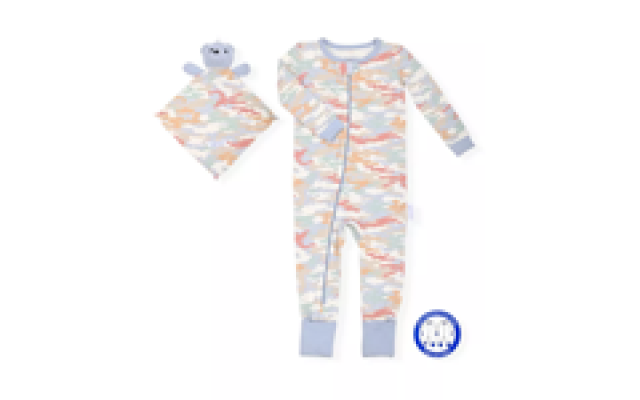 Max & Olivia Baby Boys Onesie with Blankie Baby, 18 Month