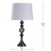 Merida Crystal Table Lamp, 2-pack
