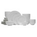  Lattice 40-piece Bone China Dinnerware Set