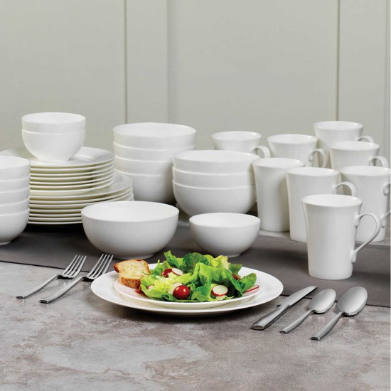  Lausanne 40-piece Bone China Dinnerware Set