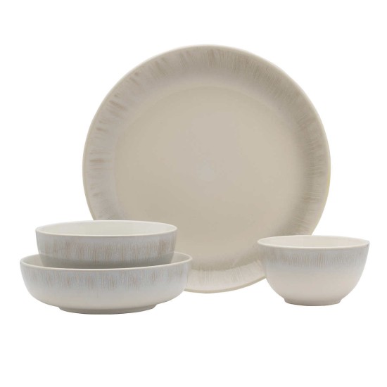  Logan 32-Piece Dinnerware Set, Gray