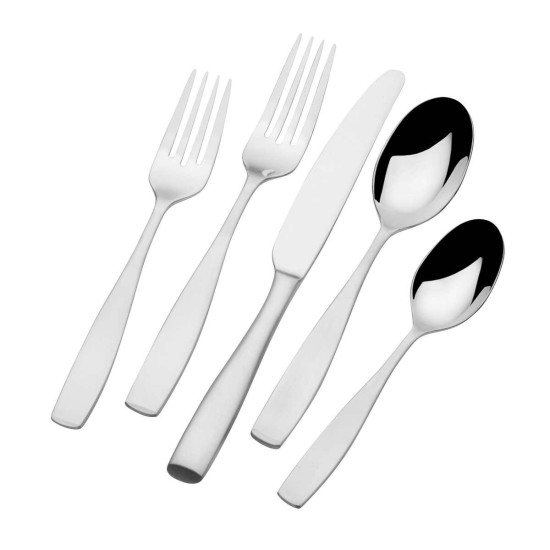  Satin Loft 75-Piece Flatware Set