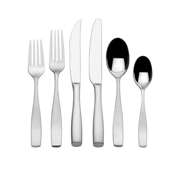  Satin Loft 75-Piece Flatware Set