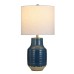 Miranda Table Lamp, Blue