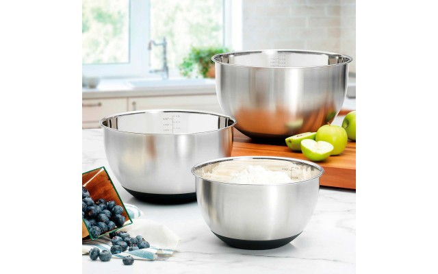 MIU Stainless Steel Mixing Bowls, Set of 3