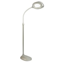 OttLite 2-in-1 LED Magnifier Floor and Desk Lamp