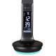  Wireless Charging Desk Lamp with Color Changing Base, Black