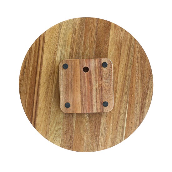 Over and Back Acacia Wood Lazy Susan