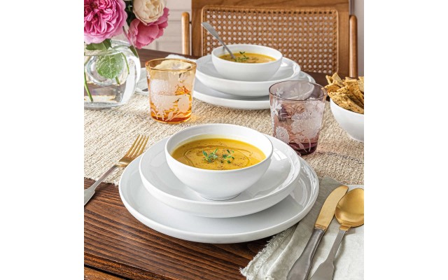 Overandback 12-piece Dinnerware Set “St Germain”