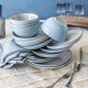 Overandback Options 16-piece Dinnerware Set, Gray