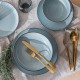 Overandback Options 16-piece Dinnerware Set, Blue
