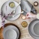 Overandback Options 16-piece Dinnerware Set, Gray