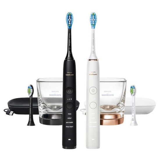  DiamondClean Connected Rechargeable Toothbrush, 2-pack, Black