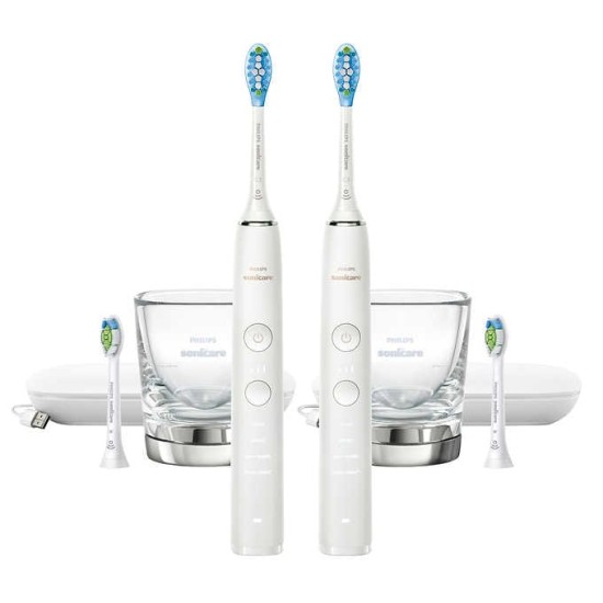  DiamondClean Connected Rechargeable Toothbrush, 2-pack, White