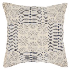 Printed Patch Throw Pillow
