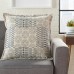Printed Patch Throw Pillow