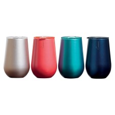 Rabbit Double Wall Stainless Steel Wine Tumbler Set, 4-pack