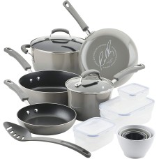 Rachael Ray Rachael Ray Nonstick 19-pc. Co Sea Salt Gray