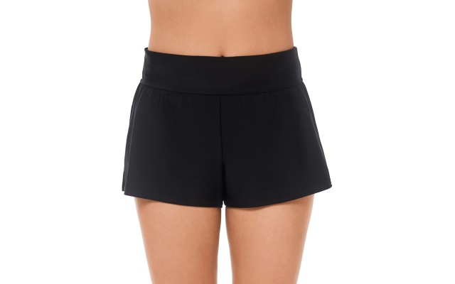  Women’s Swim Shorts, Black, 14