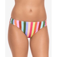 Salt + Cove Cabana Stripes Tab-Side Hipster Bikini Bottoms, Multi, Small