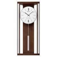 Seiko Wall Clock with Pendulum and Dual Chimes
